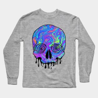 Psychedelic Skull Long Sleeve T-Shirt